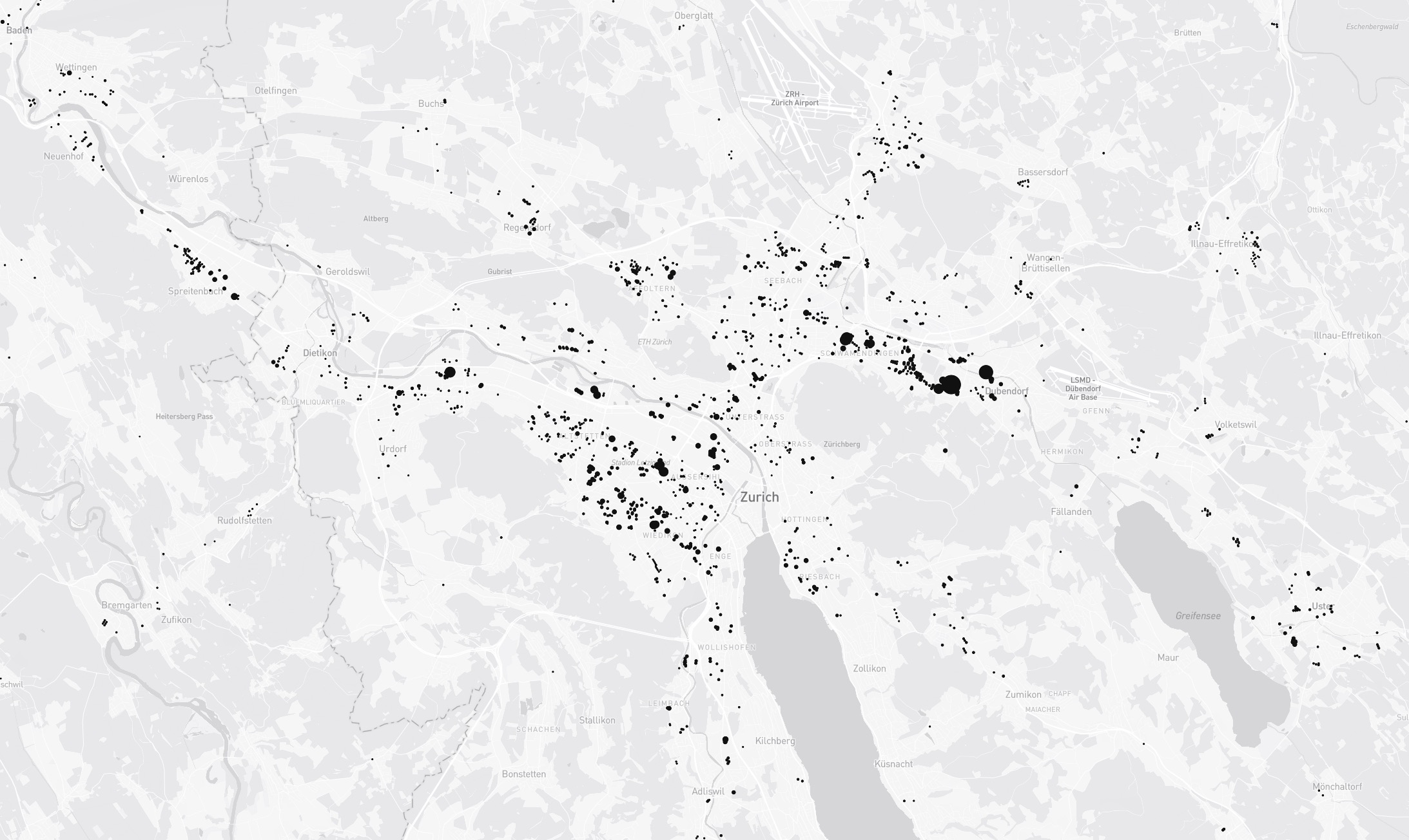 Thousands of Swiss buildings mapped across the market in the Quanthome platform
